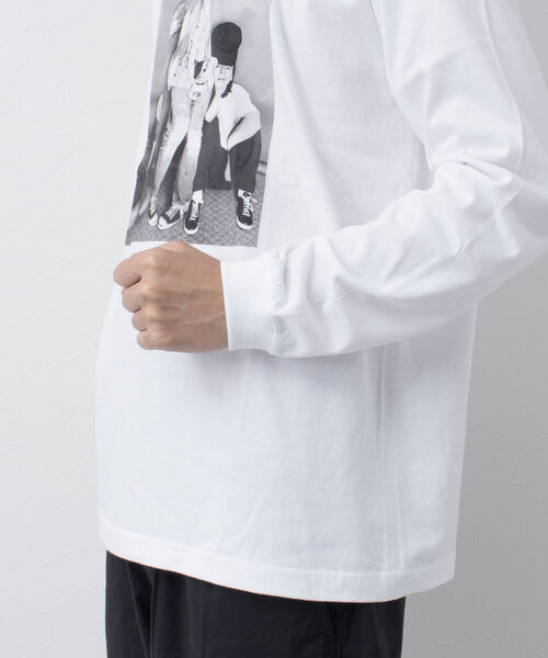 GOOD ROCK SPEED（グッドロックスピード）の「【WEB限定】【Good Rock Speed】NIRVANA 「PHOTO」別注フォトプリント ロンT（Tシャツ/カットソー・メンズ・ホワイト・S/M/L）」の11枚目の写真