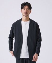 UNITED TOKYO | Activeストレッチノーカラージャケット│セットアップ対応(ノーカラージャケット)