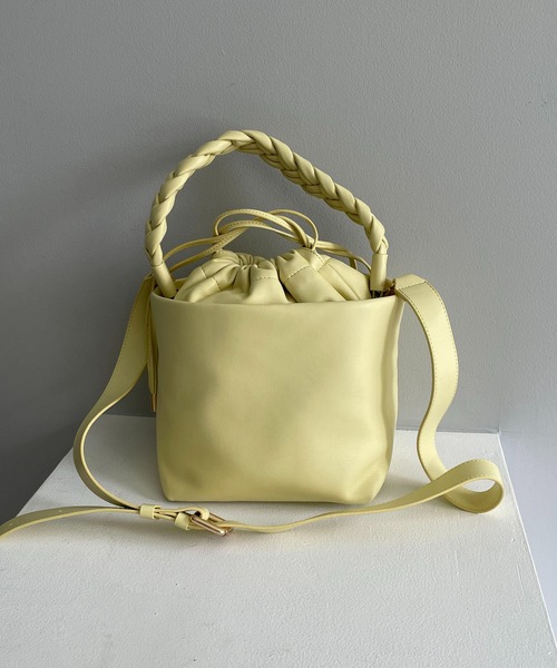 CAPRICIEUX LE'MAGE（カプリシューレマージュ）の「パフィ2SETバッグ（ハンドバッグ・レディース・ブラック/ピンク/イエロー・FREE）」の12枚目の写真