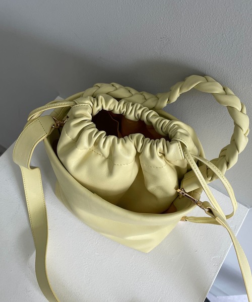 CAPRICIEUX LE'MAGE（カプリシューレマージュ）の「パフィ2SETバッグ（ハンドバッグ・レディース・ブラック/ピンク/イエロー・FREE）」の20枚目の写真