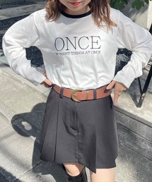 OLIVE des OLIVE | ロゴ刺繍ロンティー(Tシャツ/カットソー)