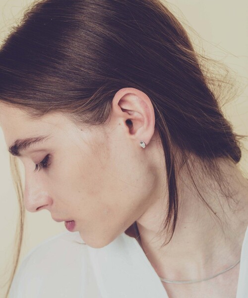 and cloud(アンドクラウド)の「Windcrest S 2way Pierce / Single(ピアス(片耳用)・レディース・ブラック系その他/シルバー系その他/ゴールド系その他・FREE)」の9枚目の写真