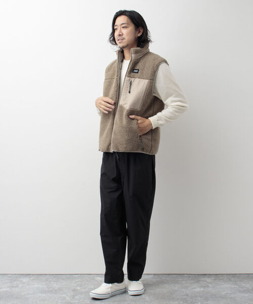 セール】【TAION/タイオン】ダウン ボア リバーシブルベスト TAION