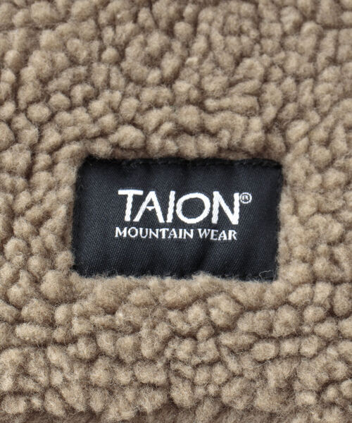 TAION(タイオン)の「【TAION/タイオン】ダウン ボア リバーシブルベスト TAION-R002MB(ダウンベスト・メンズ・ブラック/ネイビー/グレー/オリーブ/ダークネイビー/ベージュ/キャメル・M/L/XL/XXL)」の18枚目の写真