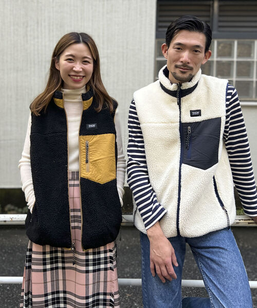 セール】【TAION/タイオン】ダウン ボア リバーシブルベスト TAION