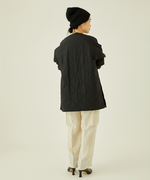 Traditional Weatherwear（トラディショナルウェザーウェア）の「《別注》【TRADITIONAL WEATHERWEAR】TONBRIDGE：コート（その他アウター・レディース・ブラック・34）」の5枚目の写真