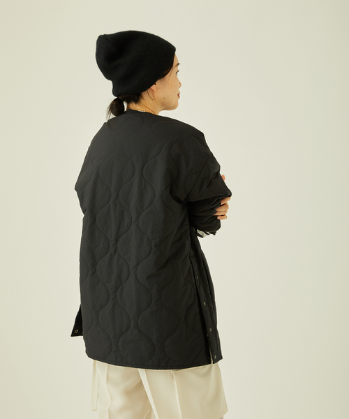 Traditional Weatherwear（トラディショナルウェザーウェア）の「《別注》【TRADITIONAL WEATHERWEAR】TONBRIDGE：コート（その他アウター・レディース・ブラック・34）」の7枚目の写真