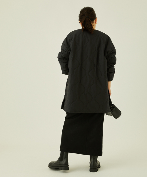 Traditional Weatherwear（トラディショナルウェザーウェア）の「《別注》【TRADITIONAL WEATHERWEAR】TONBRIDGE：コート（その他アウター・レディース・ブラック・34）」の10枚目の写真