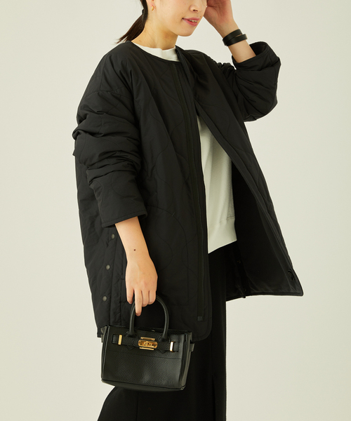 Traditional Weatherwear（トラディショナルウェザーウェア）の「《別注》【TRADITIONAL WEATHERWEAR】TONBRIDGE：コート（その他アウター・レディース・ブラック・34）」の13枚目の写真