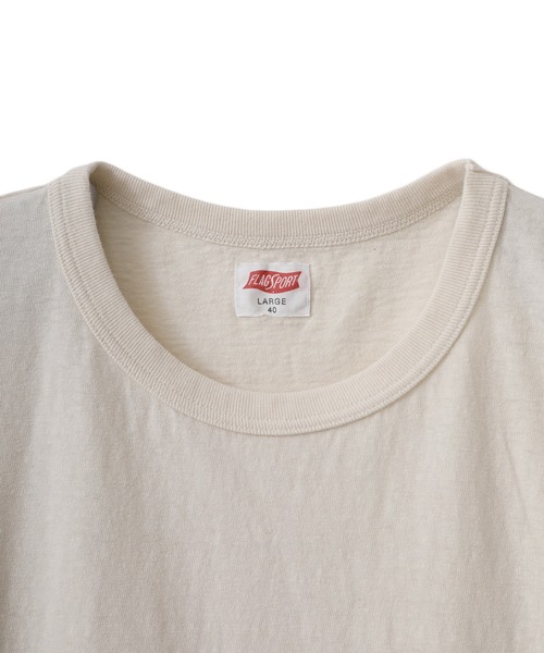 FLAG SPORT（フラッグスポーツ）の「FLAG SPORT / フラッグスポーツ：19 / Crew T：FS2003[STD]（Tシャツ/カットソー・メンズ・ブラック/ネイビー/オフホワイト・L/XL/M）」の10枚目の写真