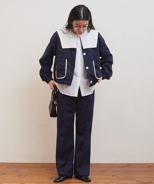fig London BOY LINEN ブルゾン fig London BOY LINENブルゾン