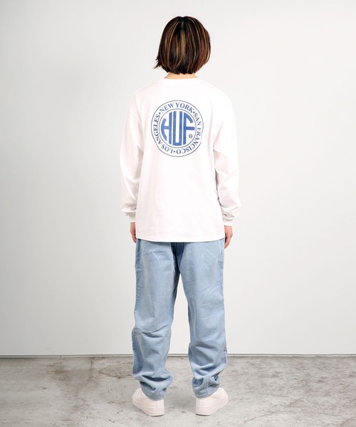 HUF(ハフ)の「REGIONAL LS TEE / HUF ロングスリーブTシャツ(Tシャツ/カットソー・メンズ・ホワイト/アッシュグレー/ブラック/グリーン系その他/ワイン・SMALL/MEDIUM/LARGE/X-LARGE/XX-LARGE)」の17枚目の写真