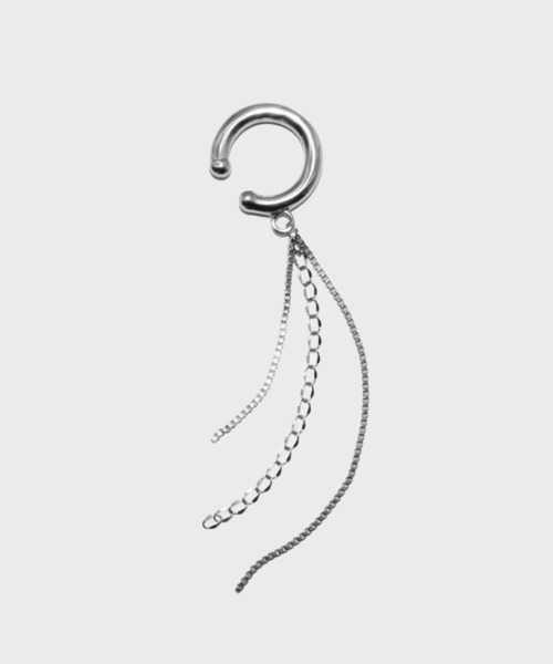 LHME（エルエイチエムイー）の「【WEB限定】”Atrium”チェーンドロップイヤーカフ/サージカルステンレス（金属アレルギー対応）【LHME / エルエイチエムイー】（イヤーカフ・レディース・シルバー/ゴールド/シルバー系その他3/シルバー系その他/ゴールド系その他/シルバー系その他2/シルバー系その他4/ゴールド系その他2/ゴールド系その他3/ゴールド系その他4・ONE SIZE）」の6枚目の写真