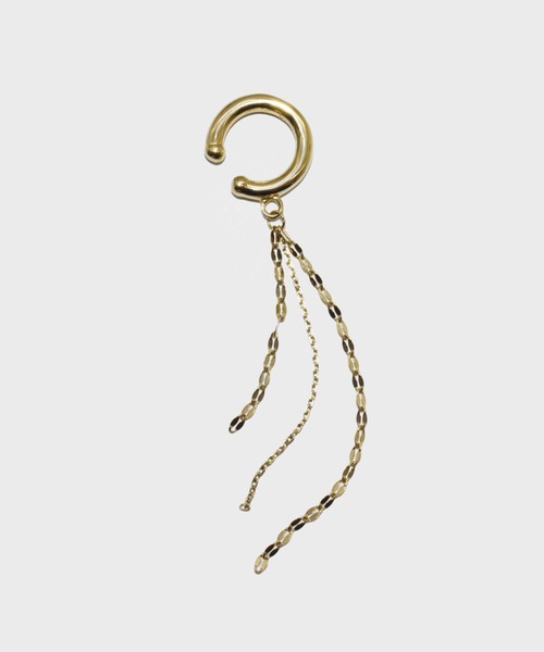 LHME（エルエイチエムイー）の「【WEB限定】”Atrium”チェーンドロップイヤーカフ/サージカルステンレス（金属アレルギー対応）【LHME / エルエイチエムイー】（イヤーカフ・レディース・シルバー/ゴールド/シルバー系その他3/シルバー系その他/ゴールド系その他/シルバー系その他2/シルバー系その他4/ゴールド系その他2/ゴールド系その他3/ゴールド系その他4・ONE SIZE）」の8枚目の写真