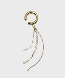 LHME（エルエイチエムイー）の「【WEB限定】”Atrium”チェーンドロップイヤーカフ/サージカルステンレス（金属アレルギー対応）【LHME / エルエイチエムイー】（イヤーカフ）」