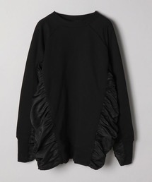 JEANASIS | サテンドッキングギャザーウラケプルオーバー/164347(スウェット)