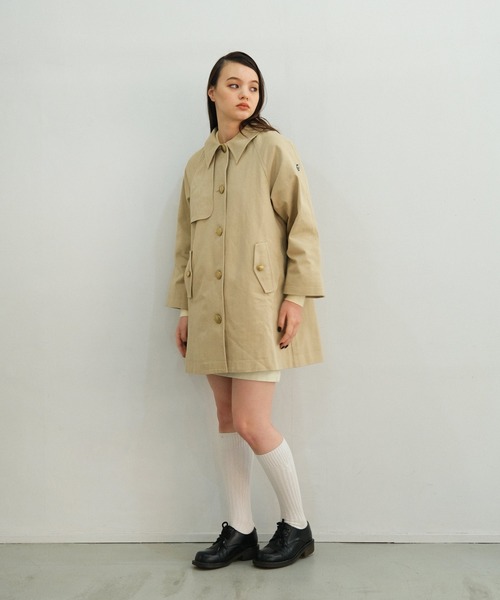 TINA：JOJUN（ティーナジョジュン）の「Aライン ラグランコート TINA：JOJUN（その他アウター・レディース・ネイビー/キャメル/ベージュ・M）」の19枚目の写真