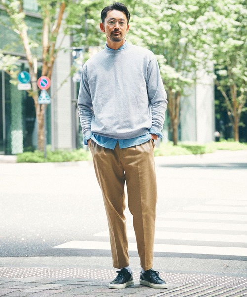 BAYFLOW（ベイフロー）の「B-STANDARD SHIRT（シャツ/ブラウス・メンズ・ホワイト/スカイブルー/ベージュ/ネイビー・SMALL/MEDIUM/LARGE）」の15枚目の写真