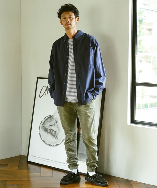 BAYFLOW（ベイフロー）の「B-STANDARD SHIRT（シャツ/ブラウス・メンズ・ホワイト/スカイブルー/ベージュ/ネイビー・SMALL/MEDIUM/LARGE）」の19枚目の写真