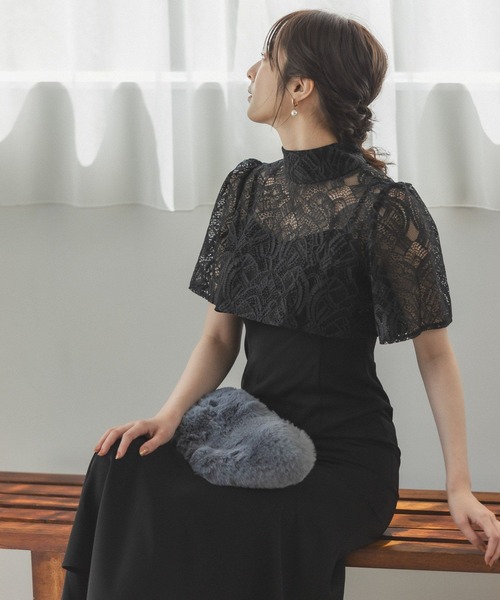 Andemiu（アンデミュウ）の「フェイクファーティペット162194（ストール/ショール・レディース・アイボリー/モカ/サックスブルー系・FREE）」の7枚目の写真