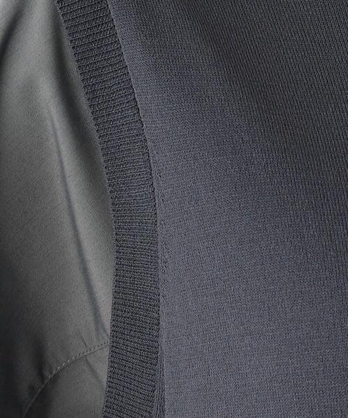 OPAQUE.CLIP（オペークドットクリップ）の「◆【C】スリーブドッキング ニットワンピース（ワンピース・レディース・ブラック系4/ワイン系1/チャコールグレー・38/40/36）」の21枚目の写真