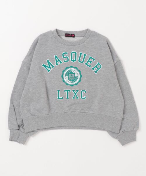 LOVETOXIC（ラブトキシック）の「カレッジロゴプルオーバー（スウェット・キッズ・オフホワイト/トップグレー/グリーン/ネイビー・M/S/L/SS）」の9枚目の写真