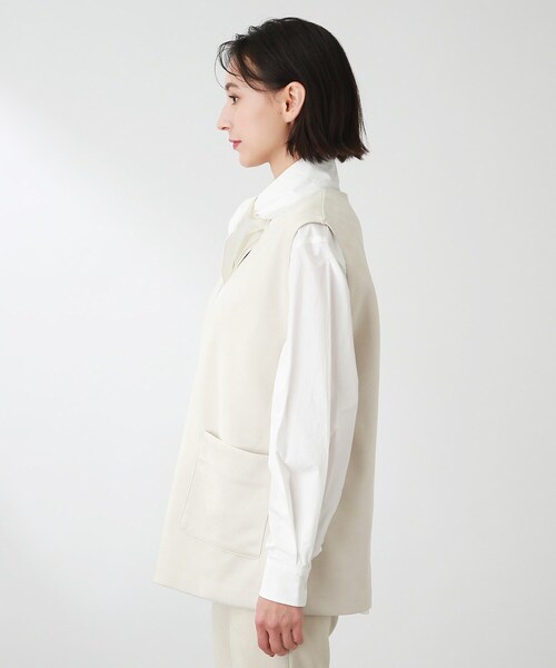THE SHOP TK (ザ ショップ ティーケー )の「◆【洗える】スウェードタッチベスト(ベスト・レディース・オレンジ/ブラック/ライトベージュ・12)」の22枚目の写真
