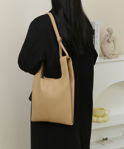 MAISON DE THERESE（メゾン ド テレーズ）の「切り替えショルダーバッグ（ショルダーバッグ・レディース・ベージュ/ブラック/ブラウン・FREE）」の7枚目の写真