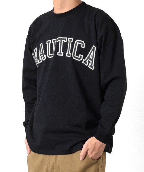 NAUTICA(ノーティカ)の「【NAUTICA】フロントロゴTシャツ(Tシャツ/カットソー・キッズ・ブルー/ホワイト/グリーン/エンジ/ネイビー・L/XL/M)」の4枚目の写真