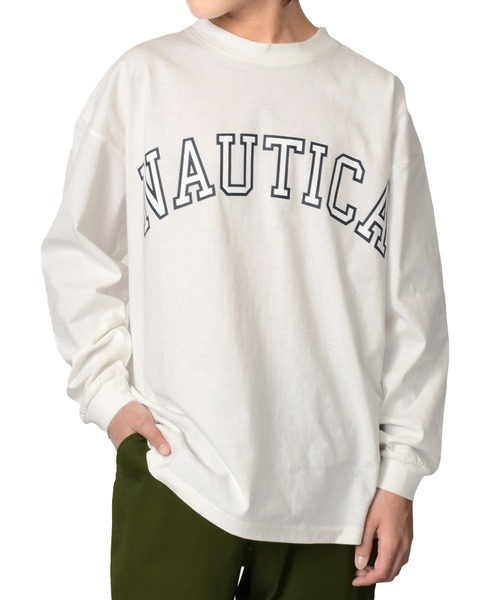 NAUTICA(ノーティカ)の「【NAUTICA】フロントロゴTシャツ(Tシャツ/カットソー・キッズ・ブルー/ホワイト/グリーン/エンジ/ネイビー・L/XL/M)」の2枚目の写真