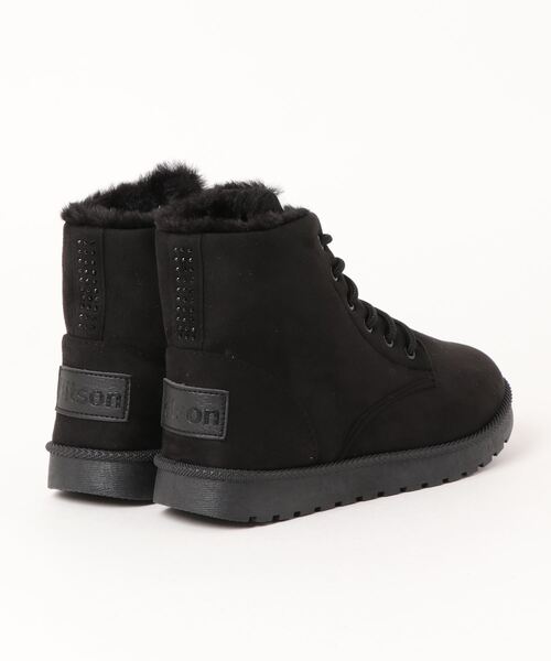 kitson（キットソン）の「KITSON フェイクファーレースブーツ/hsky（ブーツ・レディース・ブラック/グレー/ベージュ/ダークグレー・MEDIUM/LARGE/X-LARGE/SMALL）」の5枚目の写真