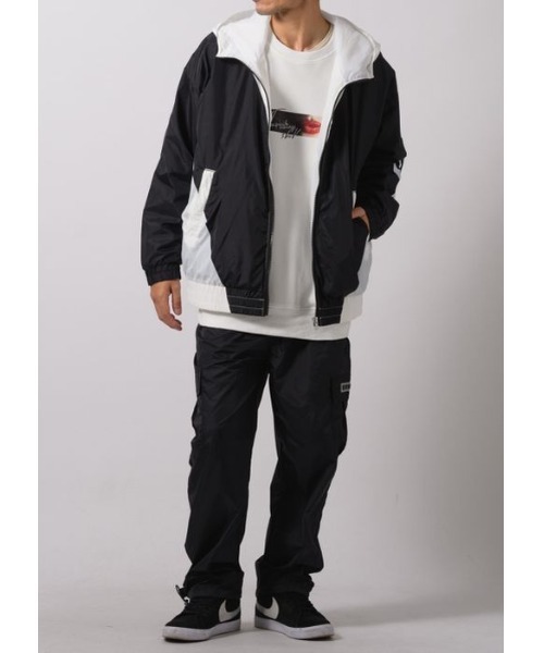 RE730（アールイーセブンサーティー）の「RE730 バイカラービッグマウンテンパーカー（マウンテンパーカー・メンズ・オフホワイト/ブラック・MEDIUM/LARGE）」の12枚目の写真