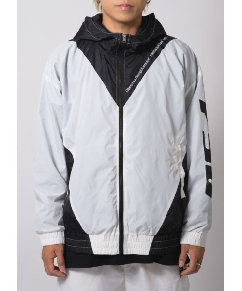 RE730（アールイーセブンサーティー）の「RE730 バイカラービッグマウンテンパーカー（マウンテンパーカー・メンズ・オフホワイト/ブラック・MEDIUM/LARGE）」の9枚目の写真