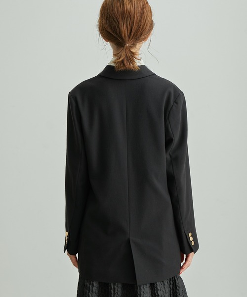 ROPE' PICNIC(ロペピクニック)の「【emur/エミュール】金ボタンジャケット(テーラードジャケット・レディース・ダークブラウン/ブラック・38)」の3枚目の写真