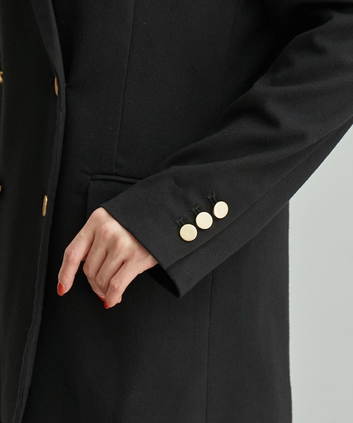 ROPE' PICNIC(ロペピクニック)の「【emur/エミュール】金ボタンジャケット(テーラードジャケット・レディース・ダークブラウン/ブラック・38)」の19枚目の写真