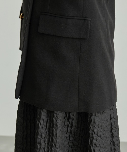 ROPE' PICNIC(ロペピクニック)の「【emur/エミュール】金ボタンジャケット(テーラードジャケット・レディース・ダークブラウン/ブラック・38)」の11枚目の写真