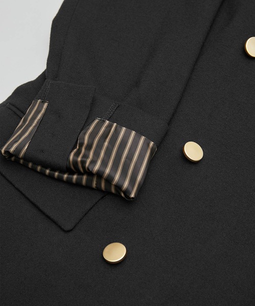 ROPE' PICNIC(ロペピクニック)の「【emur/エミュール】金ボタンジャケット(テーラードジャケット・レディース・ダークブラウン/ブラック・38)」の20枚目の写真