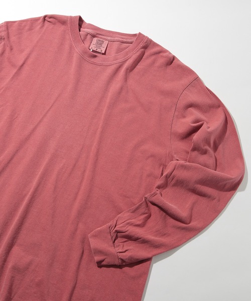 comfort colors(コンフォートカラーズ)の「【COMFORT COLORS】6.1オンスガーメントダイ長袖 無地Tシャツ ロンT ヴィンテージライク 染め加工 CC6014 MURS(Tシャツ/カットソー・メンズ・ワイン/カーキ/チャコールグレー/ターコイズブルー/ブルー/グリーン/レッド/ホワイト/マスタード・S/M/L/XL)」の8枚目の写真