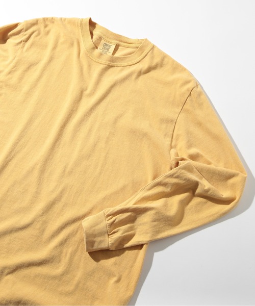 comfort colors(コンフォートカラーズ)の「【COMFORT COLORS】6.1オンスガーメントダイ長袖 無地Tシャツ ロンT ヴィンテージライク 染め加工 CC6014 MURS(Tシャツ/カットソー・メンズ・ワイン/カーキ/チャコールグレー/ターコイズブルー/ブルー/グリーン/レッド/ホワイト/マスタード・S/M/L/XL)」の7枚目の写真