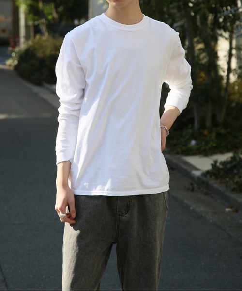 craigfiesta 初期　ロンT ◇フェードピグメントヘンリーネックロンT◇ロンT メンズ Tシャツ