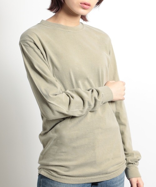 comfort colors(コンフォートカラーズ)の「【COMFORT COLORS】6.1オンスガーメントダイ長袖 無地Tシャツ ロンT ヴィンテージライク 染め加工 CC6014 MURS(Tシャツ/カットソー・メンズ・ワイン/カーキ/チャコールグレー/ターコイズブルー/ブルー/グリーン/レッド/ホワイト/マスタード・S/M/L/XL)」の16枚目の写真