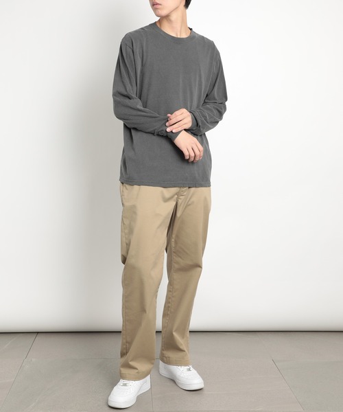 comfort colors(コンフォートカラーズ)の「【COMFORT COLORS】6.1オンスガーメントダイ長袖 無地Tシャツ ロンT ヴィンテージライク 染め加工 CC6014 MURS(Tシャツ/カットソー・メンズ・ワイン/カーキ/チャコールグレー/ターコイズブルー/ブルー/グリーン/レッド/ホワイト/マスタード・S/M/L/XL)」の15枚目の写真