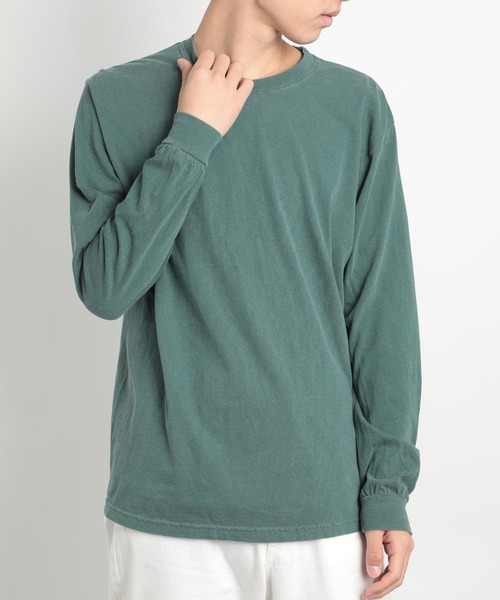 comfort colors(コンフォートカラーズ)の「【COMFORT COLORS】6.1オンスガーメントダイ長袖 無地Tシャツ ロンT ヴィンテージライク 染め加工 CC6014 MURS(Tシャツ/カットソー・メンズ・ワイン/カーキ/チャコールグレー/ターコイズブルー/ブルー/グリーン/レッド/ホワイト/マスタード・S/M/L/XL)」の19枚目の写真