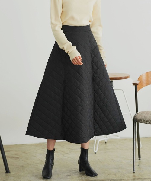 LIAN（リアン）の「ダイヤキルティングフレアスカート（スカート  