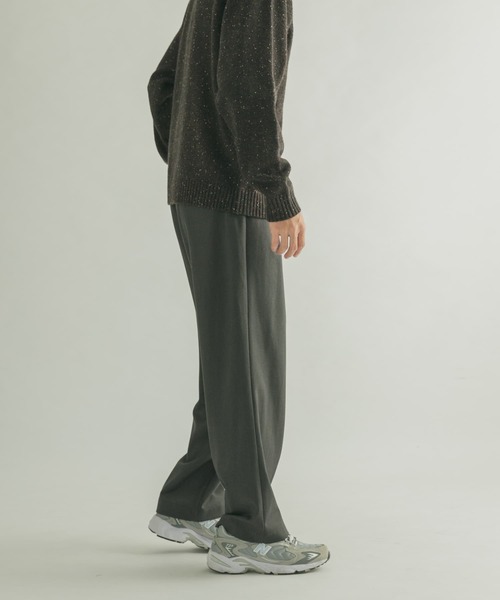 FORK&SPOON（フォークアンドスプーン）の「FORK&SPOON　TRタックパンツ（その他パンツ・メンズ・ネイビー/チャコールグレー・4/5）」の7枚目の写真