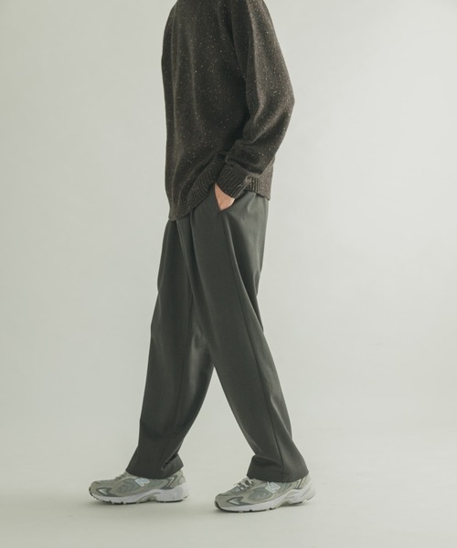 FORK&SPOON（フォークアンドスプーン）の「FORK&SPOON　TRタックパンツ（その他パンツ・メンズ・ネイビー/チャコールグレー・4/5）」の8枚目の写真