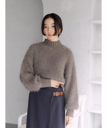 Ayla | back open shaggy knit(ニット/セーター)