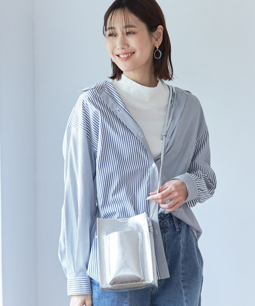 GLOBAL WORK（グローバルワーク）の「スペ軽4ROOMショルダー/171644（ショルダーバッグ・レディース・ベージュ/オレンジ/ブラック/シルバー/グリーン/オフホワイト/ブルー・FREE）」の8枚目の写真