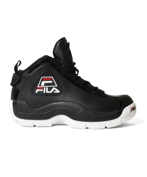 FILA（フィラ）の「フィラ [FILA] - 96GL スニーカー グラントヒル2 BLACK / WHITE / FILA RED バスケット ハイカット ストリート（スニーカー・メンズ・ブラック・23cm/24cm/24.5cm/25cm/27.5cm/29cm/23.5cm/26cm/27cm/28cm/30cm/26.5cm）」の3枚目の写真