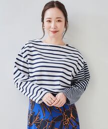 le.coeur blanc | クレイジーパターンボーダーカットソー(Tシャツ/カットソー)